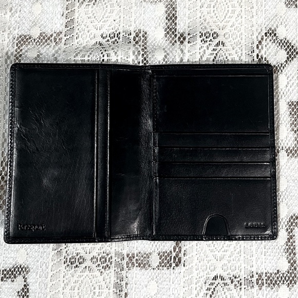 Lodis Black Leather Card Holder - Picture 1 of 5